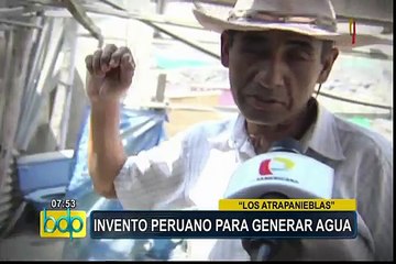 ‘Atrapanieblas’: invento peruano suministra agua en zonas de escasos recursos