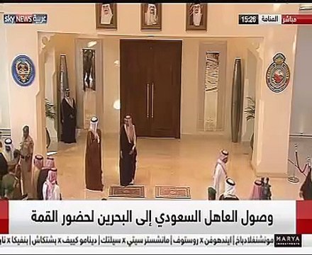 العاهل السعودى يصل البحرين للمشاركة فى القمة الخليجية الـ37
