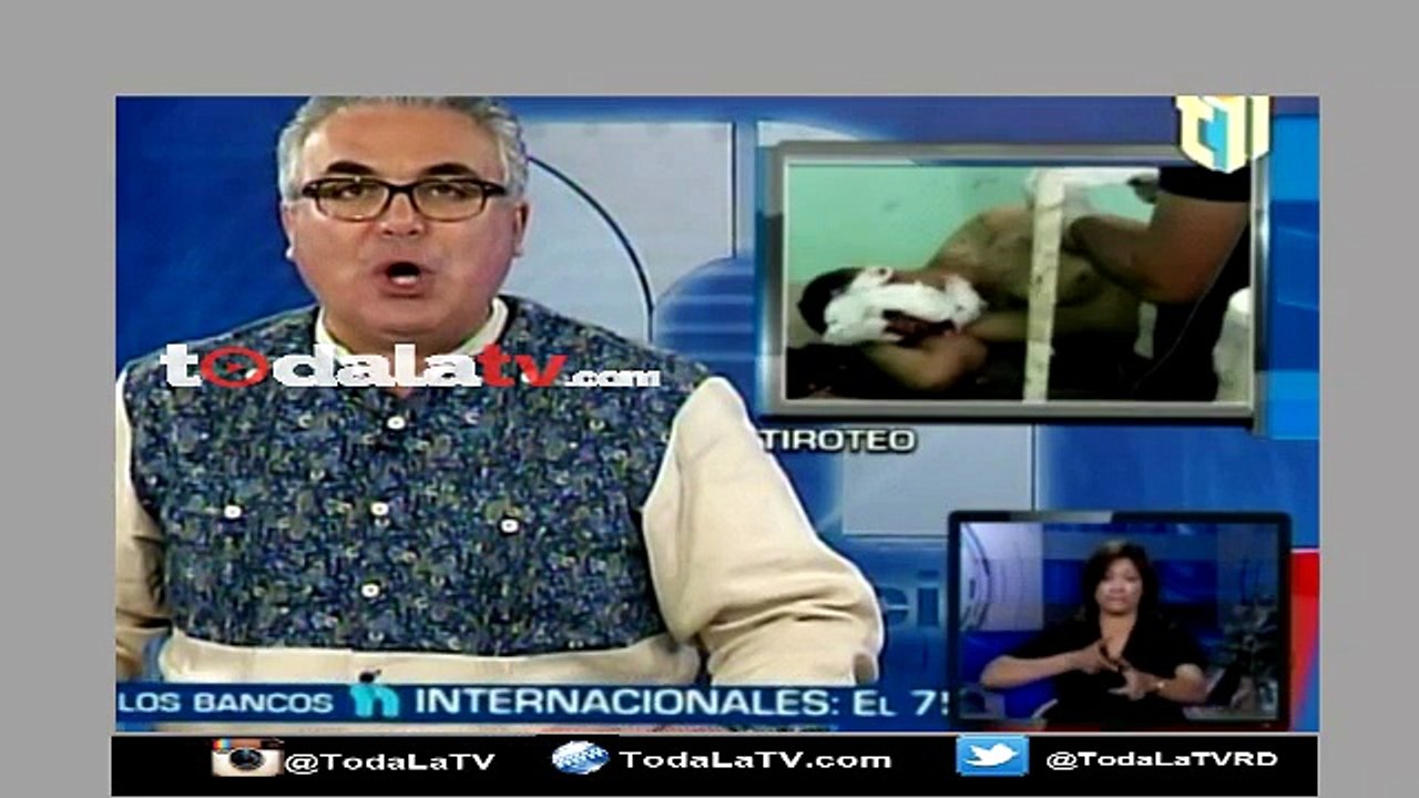 Un hombre recibe perdigones en la cara en balacera en mercado fronterizo de Dajabon-Telenoticias canal 11-Video