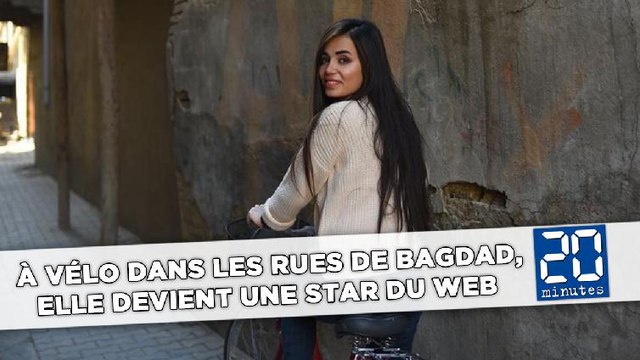 Une jeune femme à vélo en Irak devient une star du Web