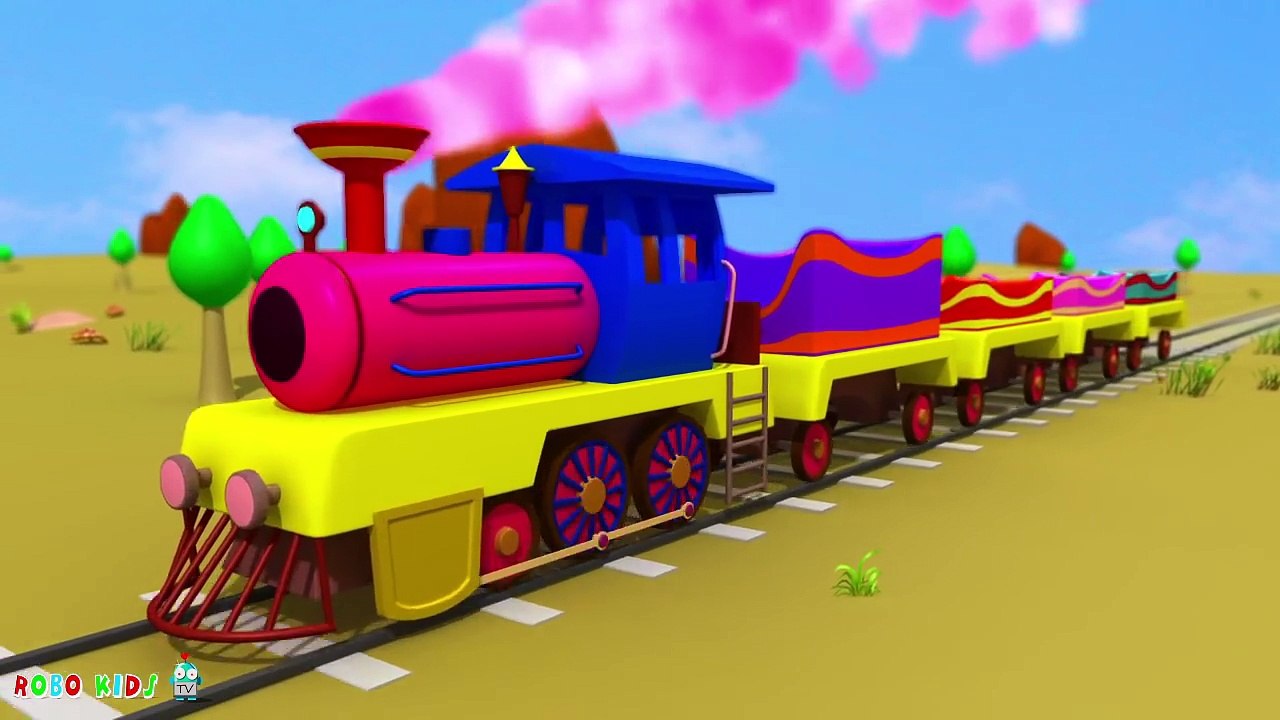 jcb for kids | choo choo train | Train Videos for Children | excavator videos for kids