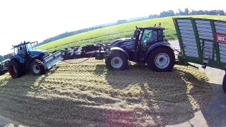 Valtra T-Series Bei der Maisernte 2016||Dick am Maisfahren Bei Landwirt2000
