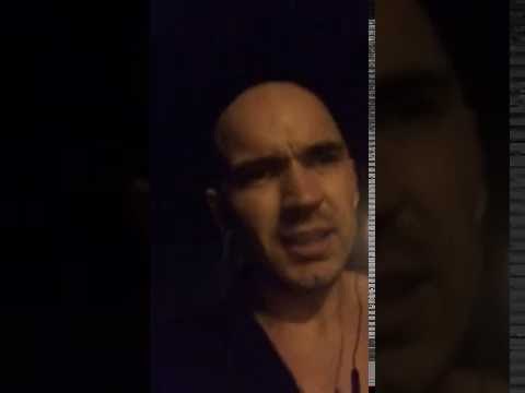 Close Call for Man as Lightning Strikes Behind Him