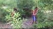 Wow! Brave Children Catch Big Snake With Bare Hand