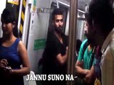 Girl Slapped Boy When He Was Harassing Her In METRO