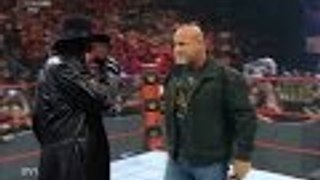 Wwe Raw 29112016 Goldberg vs Undertaker Face to Face First Time