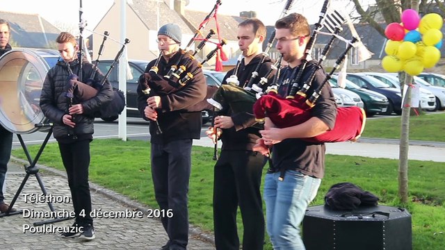 Bagad Ar Vro Vigoudenn Uhel - Téléthon Dimanche 4 décembre 2016 Pouldreuzic