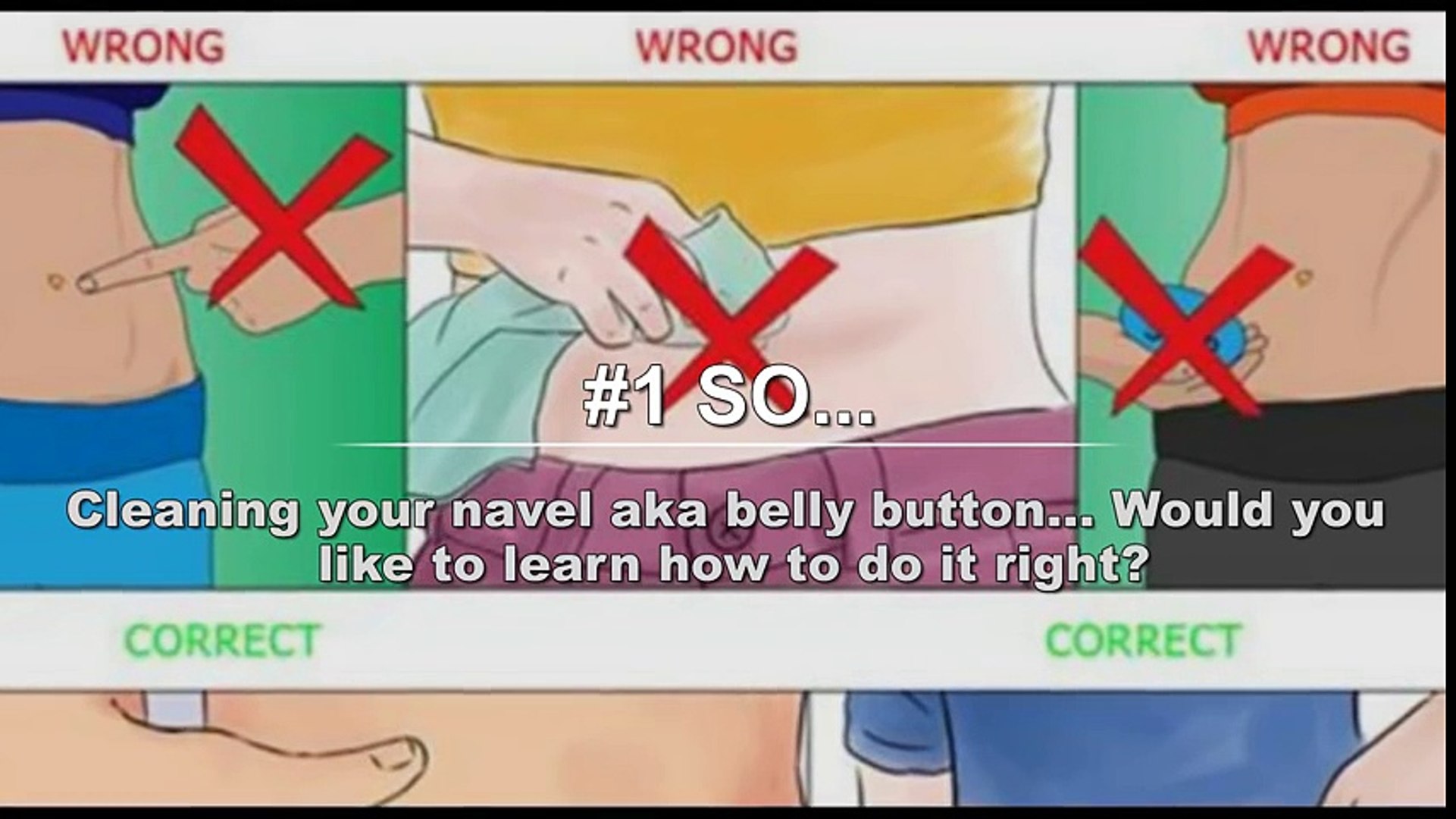 You Have Been Cleaning Your Belly Button Wrong All Your Life - video  Dailymotion