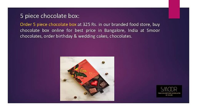 Buy Chocolates online in Bangalore – Smoor Chocolates