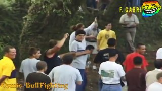 Best funny videos ¦ Funny bullfighting festival in Portugal ¦ Funny crazy bull attacks people #8