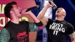 Varun Dhawan does WWE Wrestler THE ROCK's MIMICRY.