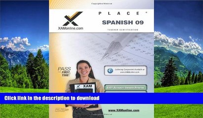 Pre Order PLACE Spanish 09 Teacher Certification Test Prep Study Guide