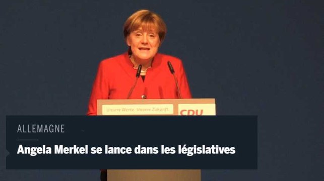 Angela Merkel se lance dans les législatives