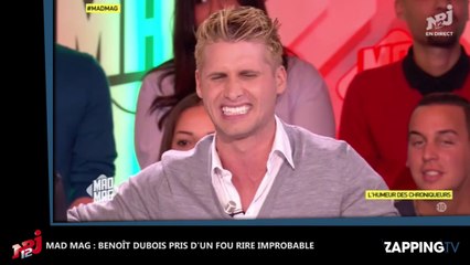 Mad Mag : Benoît Dubois pris d'un fou rire incontrôlable en direct (Vidéo)