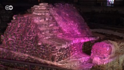 Eski başkent Tenochtitlan'a bakış