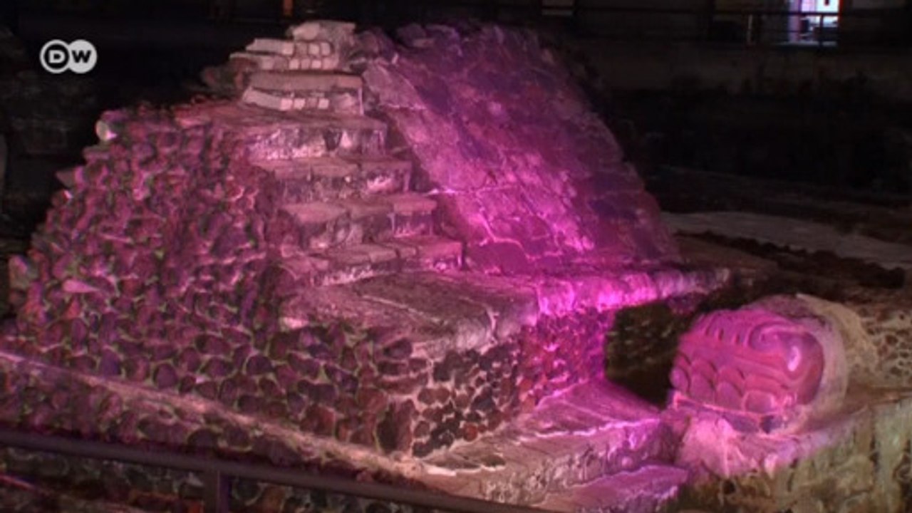 Eski başkent Tenochtitlan'a bakış