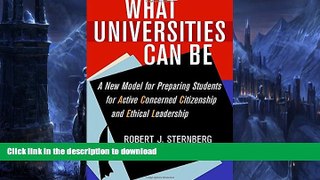 READ What Universities Can Be: A New Model for Preparing Students for Active Concerned Citizenship
