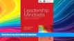 Hardcover Leadership Mindsets: Innovation and Learning in the Transformation of Schools (Leading