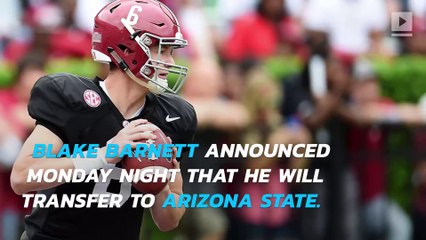 Ex-Alabama quarterback Blake Barnett commits to Arizona State