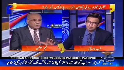 Najam Sethi Worried About Nawaz Sharif