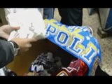 Salerno - Abbigliamento sportivo contraffatto, maxi sequestro (06.12.16)