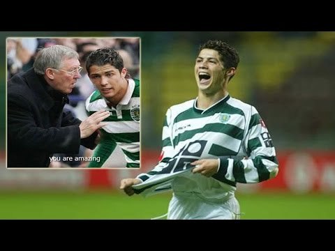 Cristiano Ronaldo - Sir Alex Ferguson first look at Ronaldo ( Sporting CP )