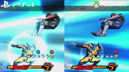 UMvC3 for PS4 has slower hypers than the Xbox 360 Version