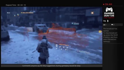 The Division Party Livestream Gameplay Dark Zone Progress And Getting Ready Join The FUN!!!