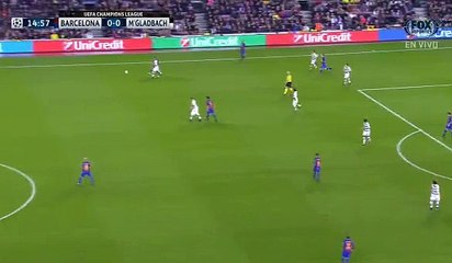 Lionel Messi  Goal - Barcelona 1-0 B. Monchengladbach - 06.12.2016 Champions League