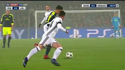 0-2 Lucas Perez Martinez Goal HD - Basel 0-2 Arsenal - 06.12.2016