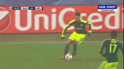 Lucas Perez | Basel 0 - 2 Arsenal