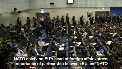 Stoltenberg: EU-NATO partnership 'more important than ever'