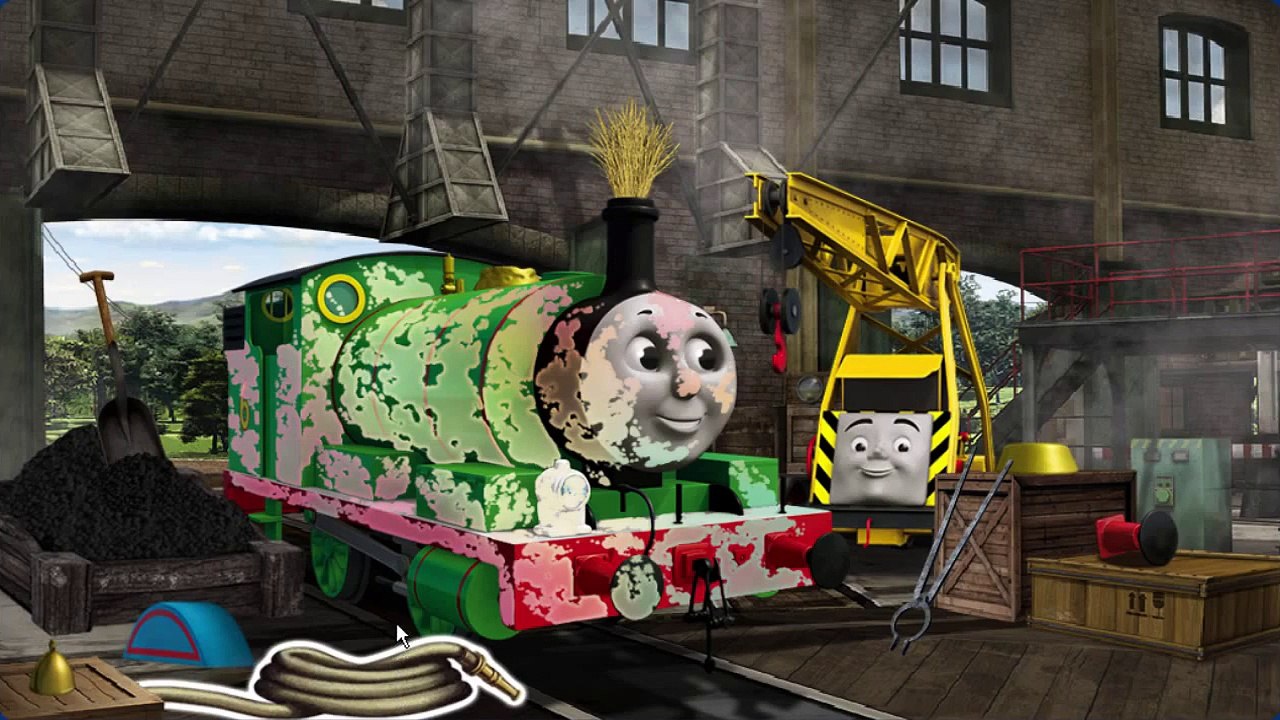 Thomas & Friends Engine Repair Cartoon Animation PBS Kids Game Play Walkthrough