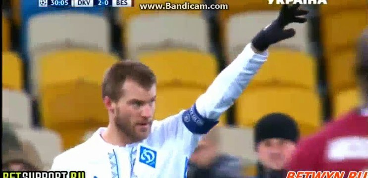Andrey Yarmolenko Penalty Goal HD - Dynamo Kyiv 2-0 Besiktas - 06.12.2016 HD