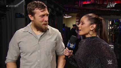 Dasha Fuentes, Daniel Bryan, The Miz and Maryse Backstage Segment