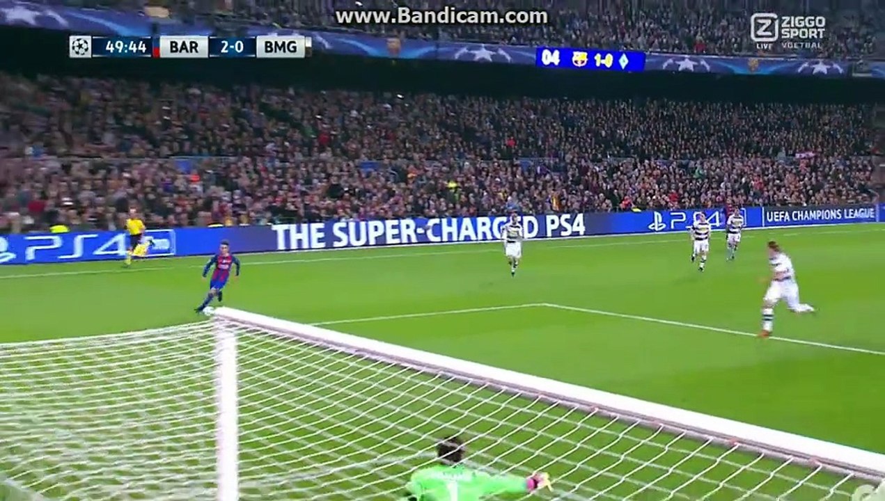 Goal Arda Turan 2-0 HD - FC Barcelona 2 vs Borussia Monchengladbach 0 - UEFA Champions League - 6/12/2016