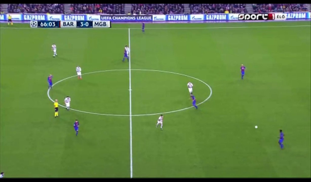 Arda Turan Goal HD - Barcelona 4-0 Borussia M'gladbach - 06.12.2016