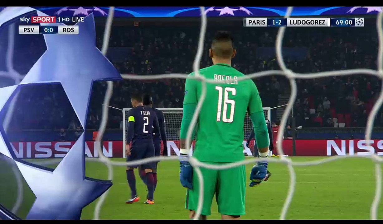 Wanderson Goal HD - PSG 1-2 Ludogorets - 06.12.2016
