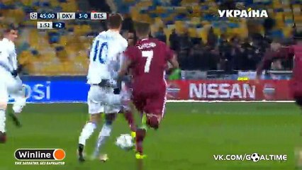 Dynamo Kiev - Besiktas 4- 0 Gonzalez.