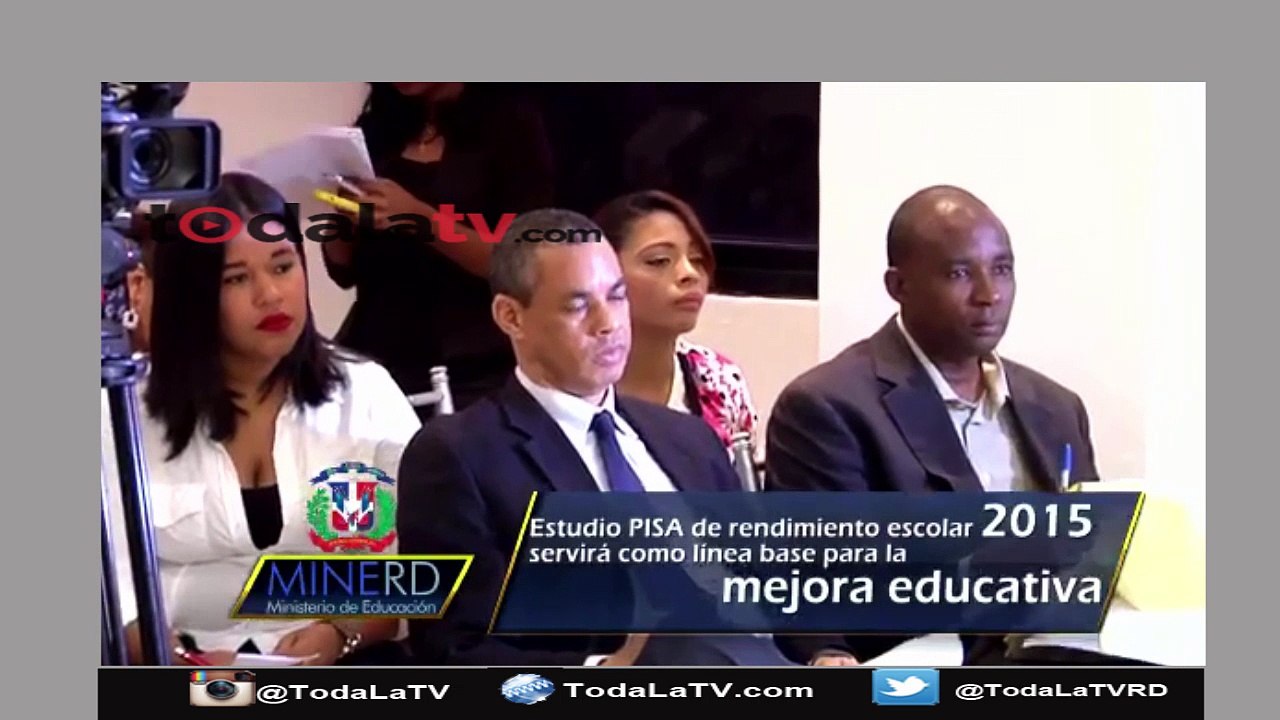 ANDRÉS NAVARRO DA A CONOCER INFORME ESTUDIO PISA DE RENDIMIENTO ESCOLAR 2015