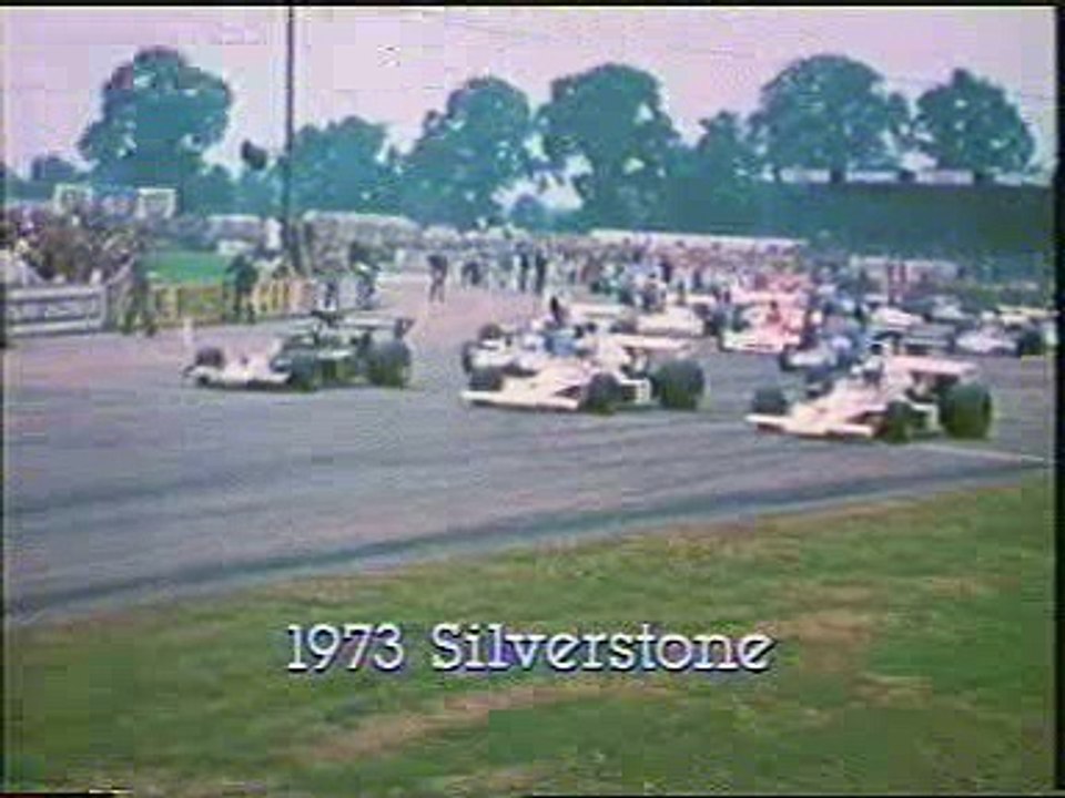 F1 - 1973 - Scheckte Grand Prix Silverstone Start Crash