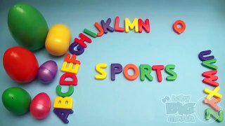 BABY BIG MOUTH SURPRISE EGG LEARN TO SPELL- SPORTS
