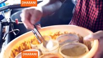 Egg Fried Rice with spring Onions at Dhaba | Making Video | Dharani Recipies | Street Food