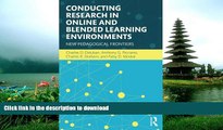 Pre Order Conducting Research in Online and Blended Learning Environments: New Pedagogical