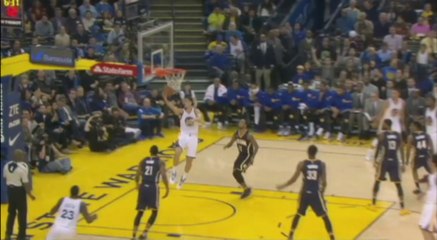 Thompson entró en la historia de los Warriors al anotar 60 puntos