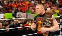WWE RAW The Animal Brock Lesnar is Back, The Beast Returns, See Whats Happen FULL HD