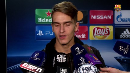 Els jugadors valoren la victòria contra el Borussia