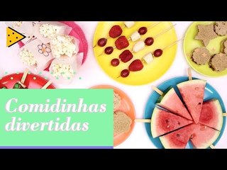 COMIDINHAS DIVERTIDAS PARA FESTA INFANTIL