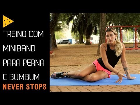 EXERCÍCIOS COM MINIBAND PARA BUMBUM E PERNAS