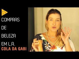 COMPRINHAS DE BELEZA DA VIAGEM A LOS ANGELES